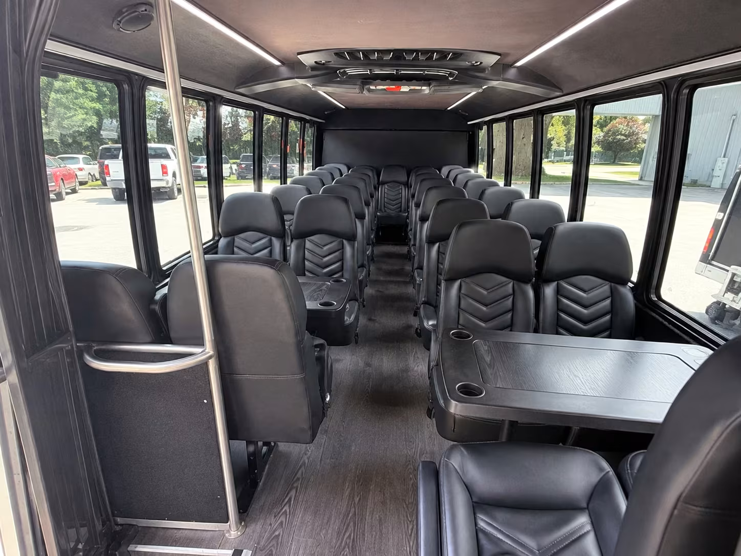 20 passenger minibus interior
