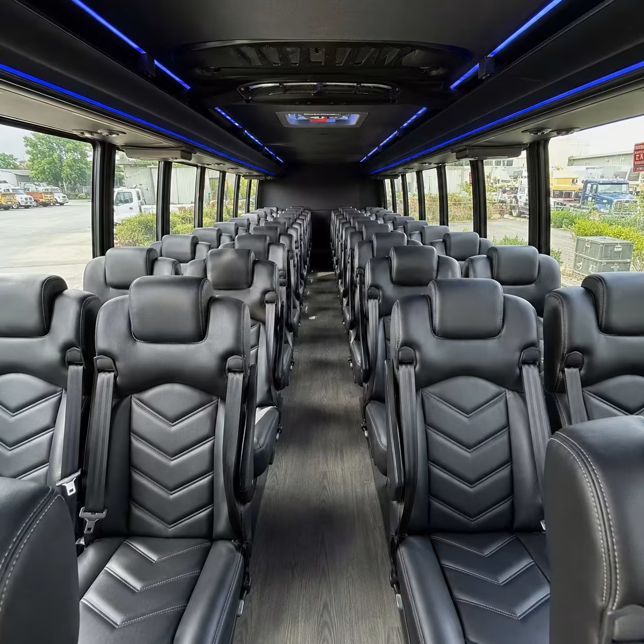 30 passenger minibus inside